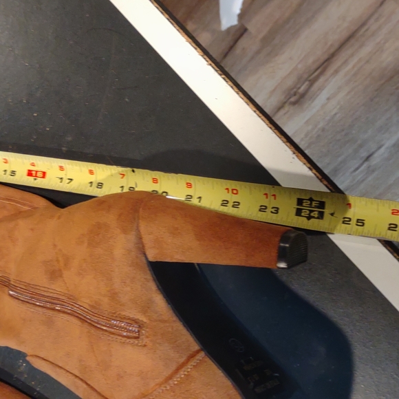 Vepose Women's Suede Fall Boots Over The Knee High Vegan  Side Zipper Size 7.5 - Picture 11 of 11